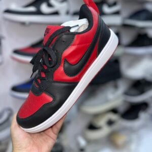 Nike Court Borough Low Vermelho E Preto