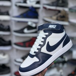 Nike Court Borough Mid 2 Branco E Marinho