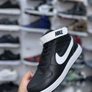 Nike Court Borough Mid 2 Preto E Branco